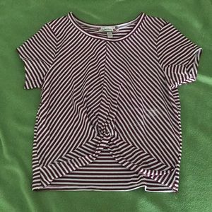 Girls Size XL Stripped Crop Top From Forever 21